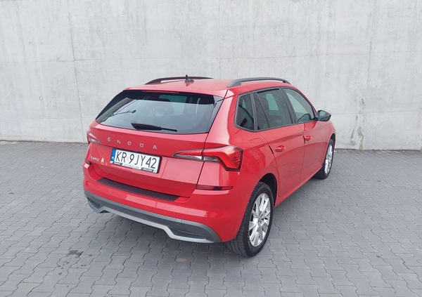 Skoda Kamiq cena 75900 przebieg: 64280, rok produkcji 2019 z Wieliczka małe 326